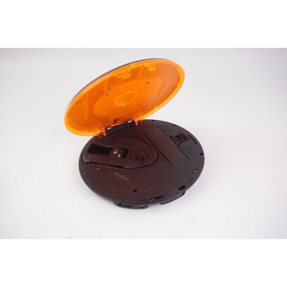 Sony Psyc CD Walkman Atrac3 Plus MP3 D-NE320 Orange Brown Black Player Powers On - Picture 8 of 8